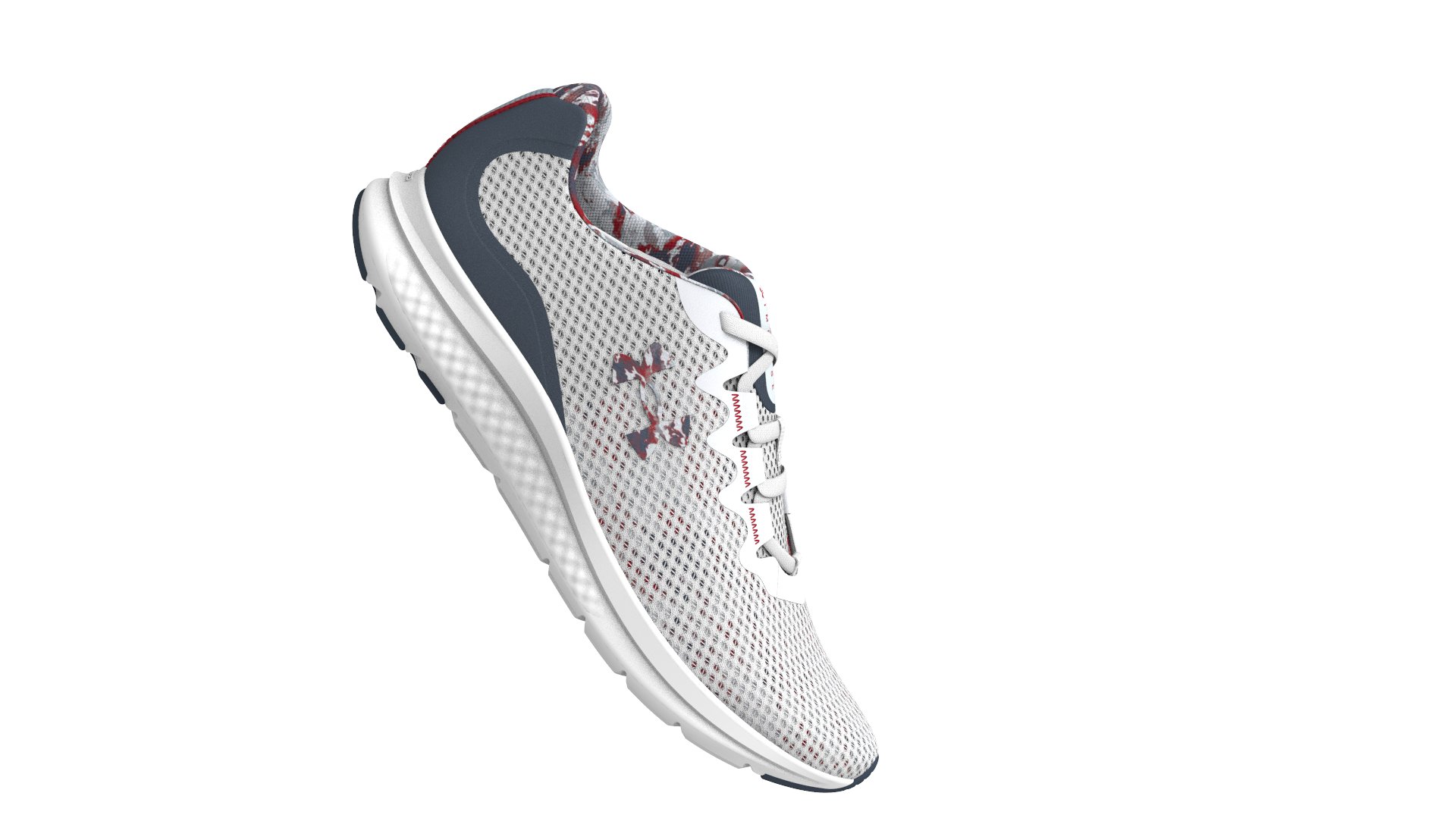 Men's UA Charged Impulse 3 Camo Running Shoes 2