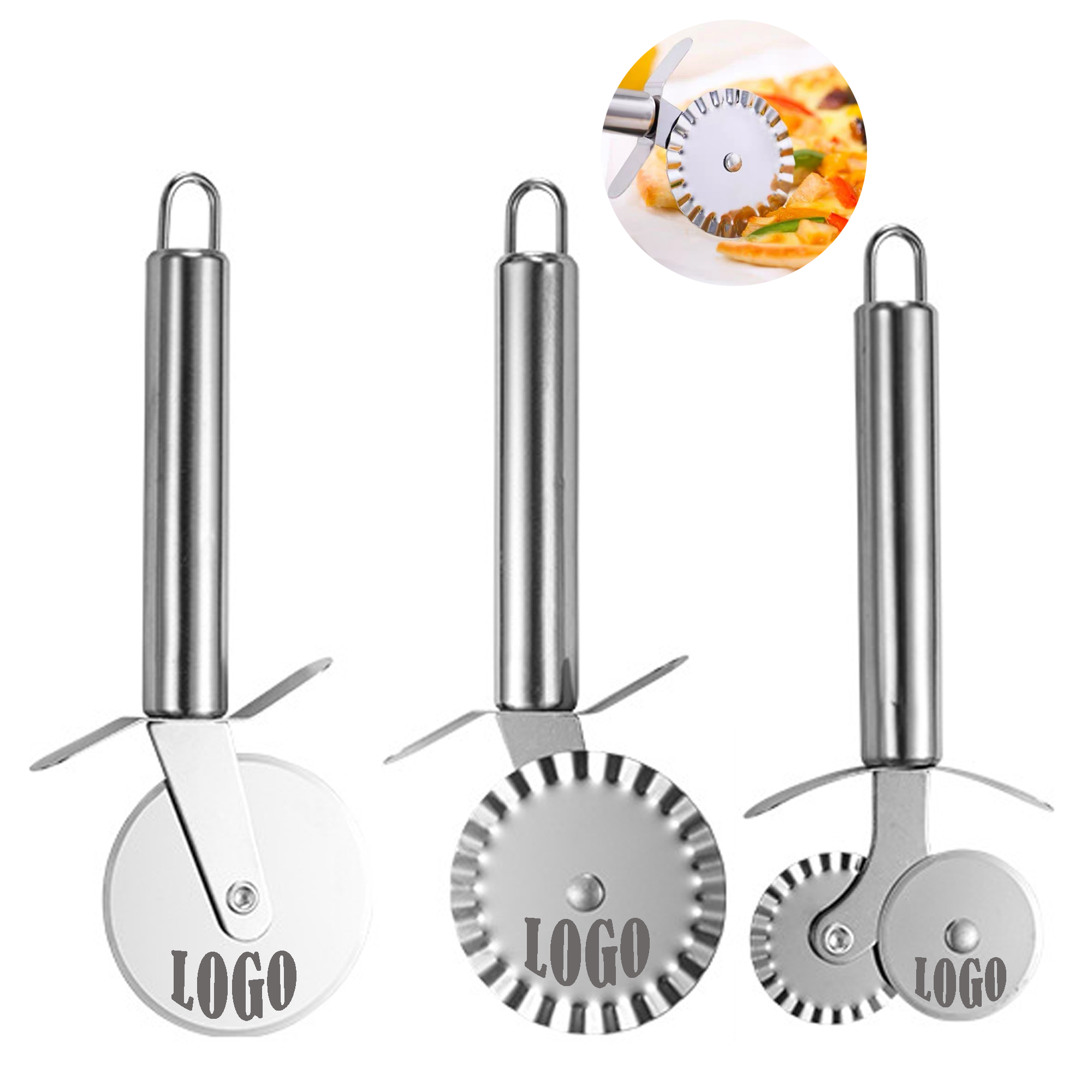 Stainless Steel Pizza Cutter Wheel MOQ20 3