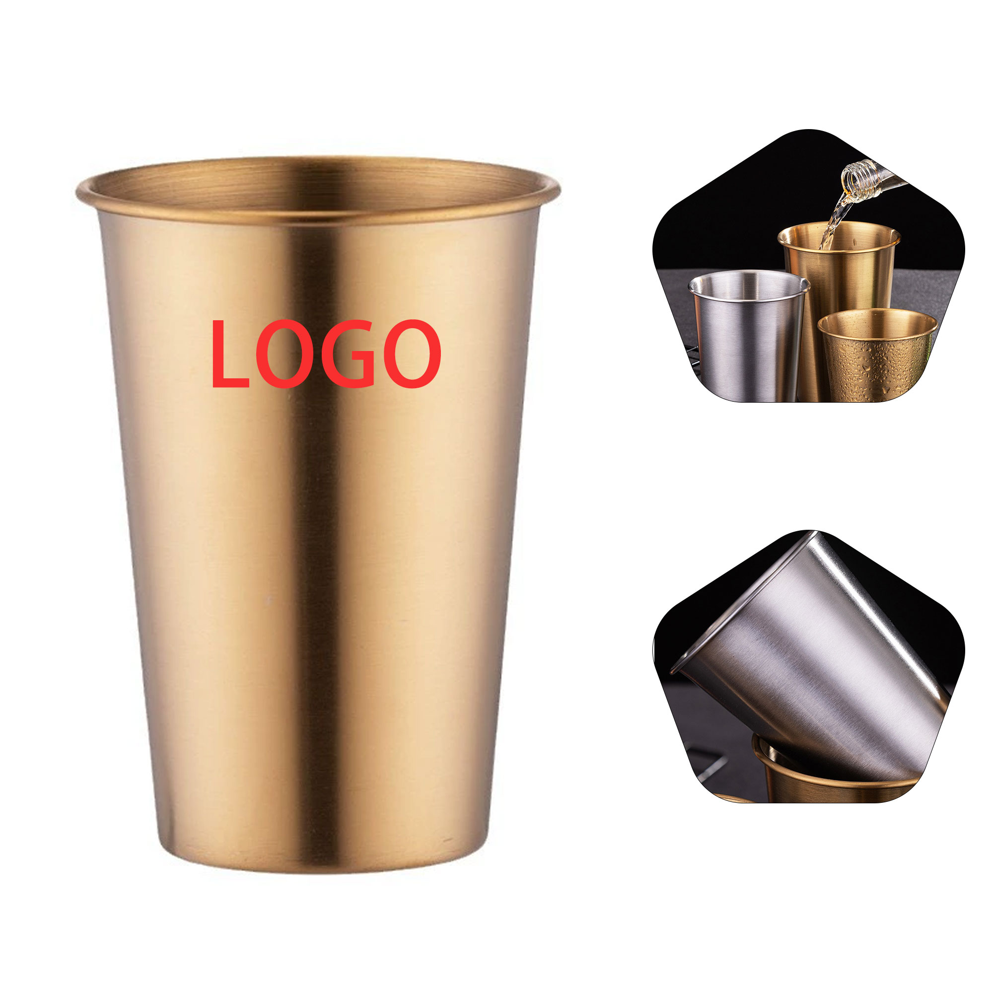 12 oz 304 Reusable Stainless Steel Cup 1