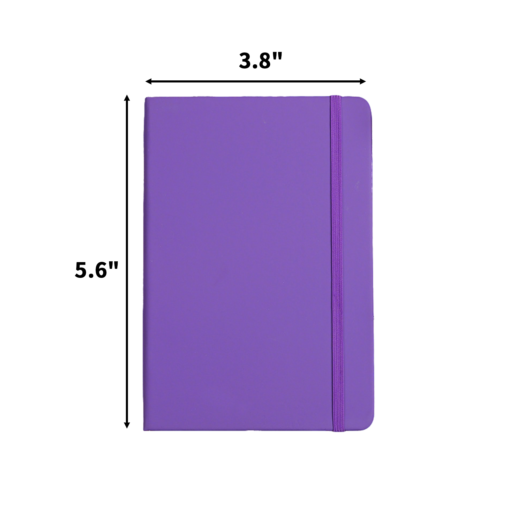 A6 Soft Journal Notebook With Strap Closure Polyurethane Cover 9
