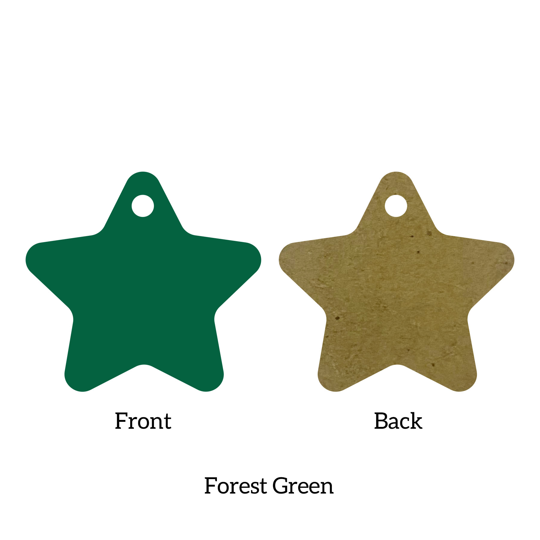 Free Shipping Solid Color Christmas Ornament - Star 13