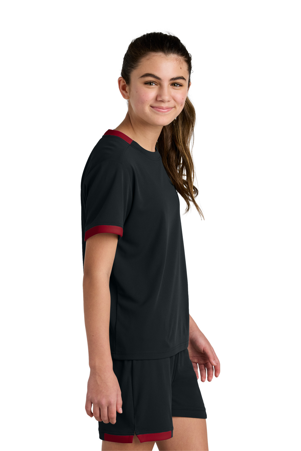 Sport-Tek Youth Club Short Sleeve Crew YST440 30