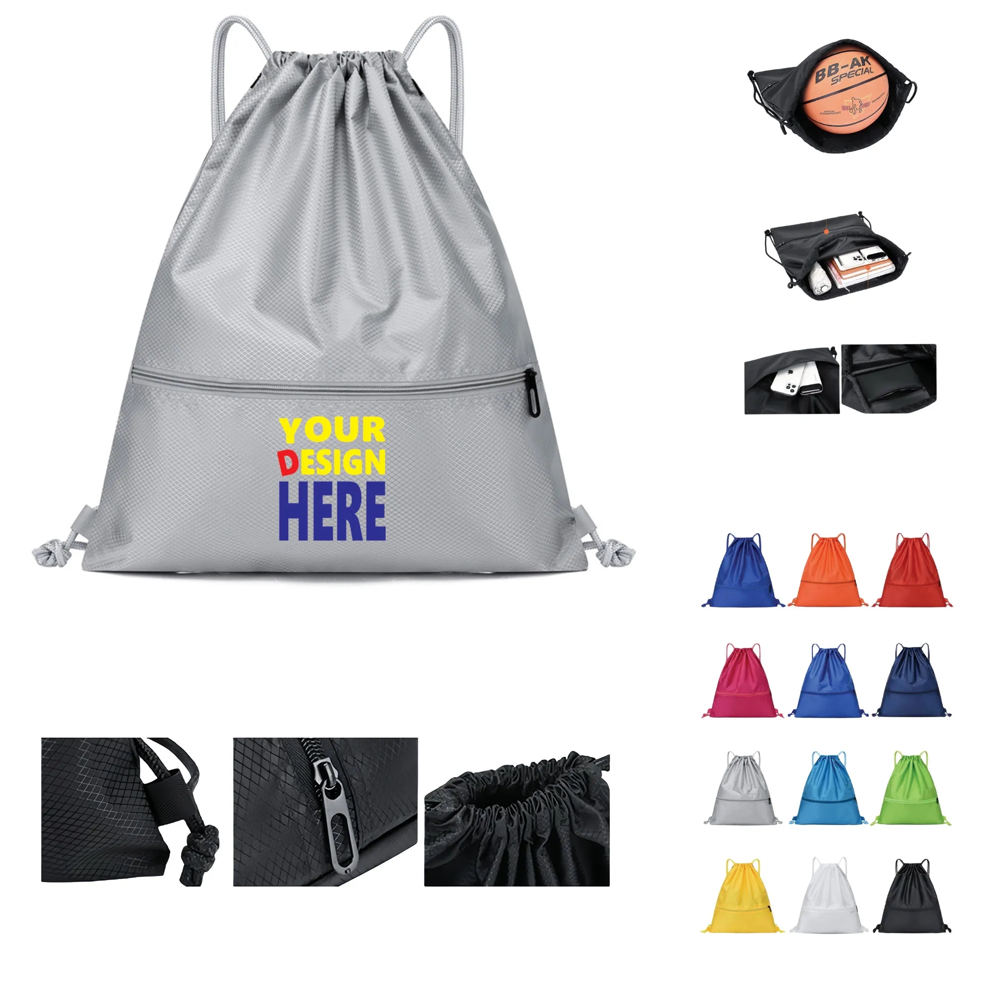 Sports Drawstring Backpack 3