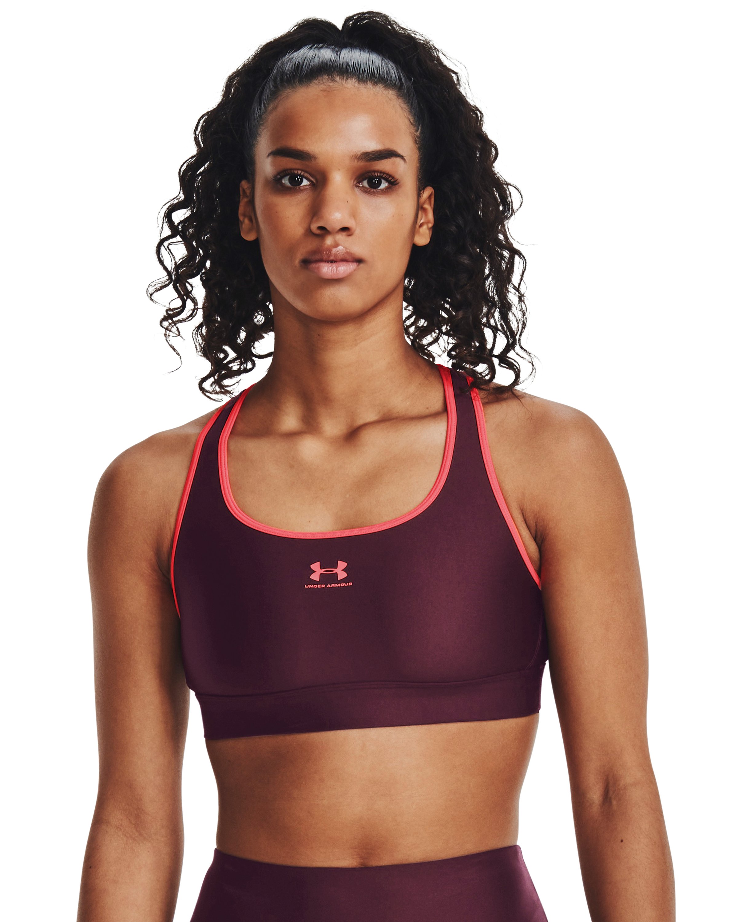 HeatGear Mid Padless Women's Sports Bra 10