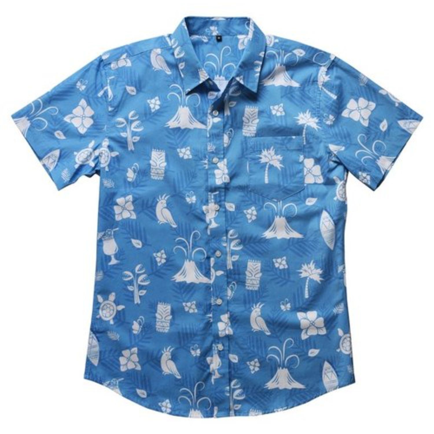 Youth 135G 4-Way Stretch Breathable UV resistant Hawaiian Shirts 5