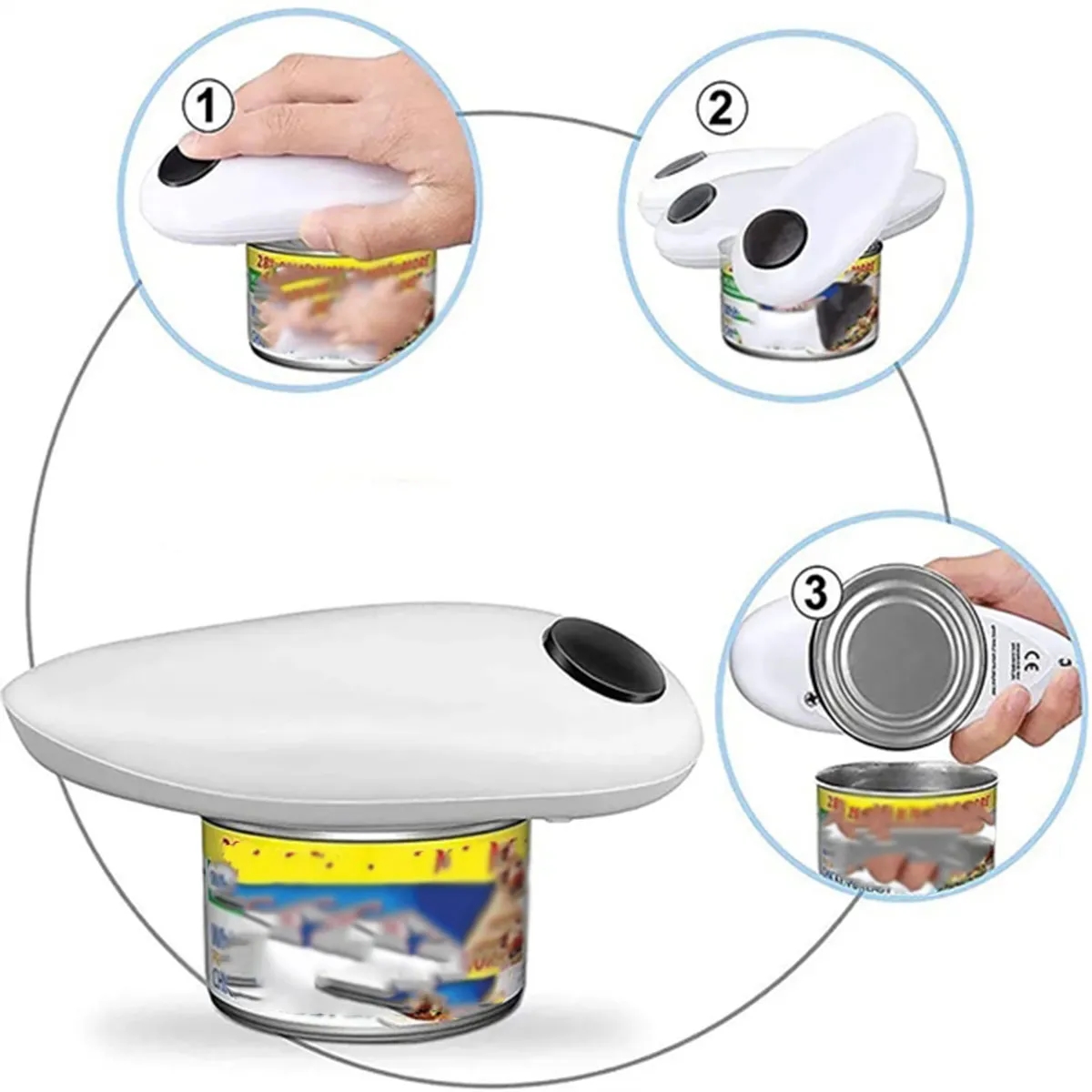Fully Automatic Hands-Free Electric One Touch Can Opener 2