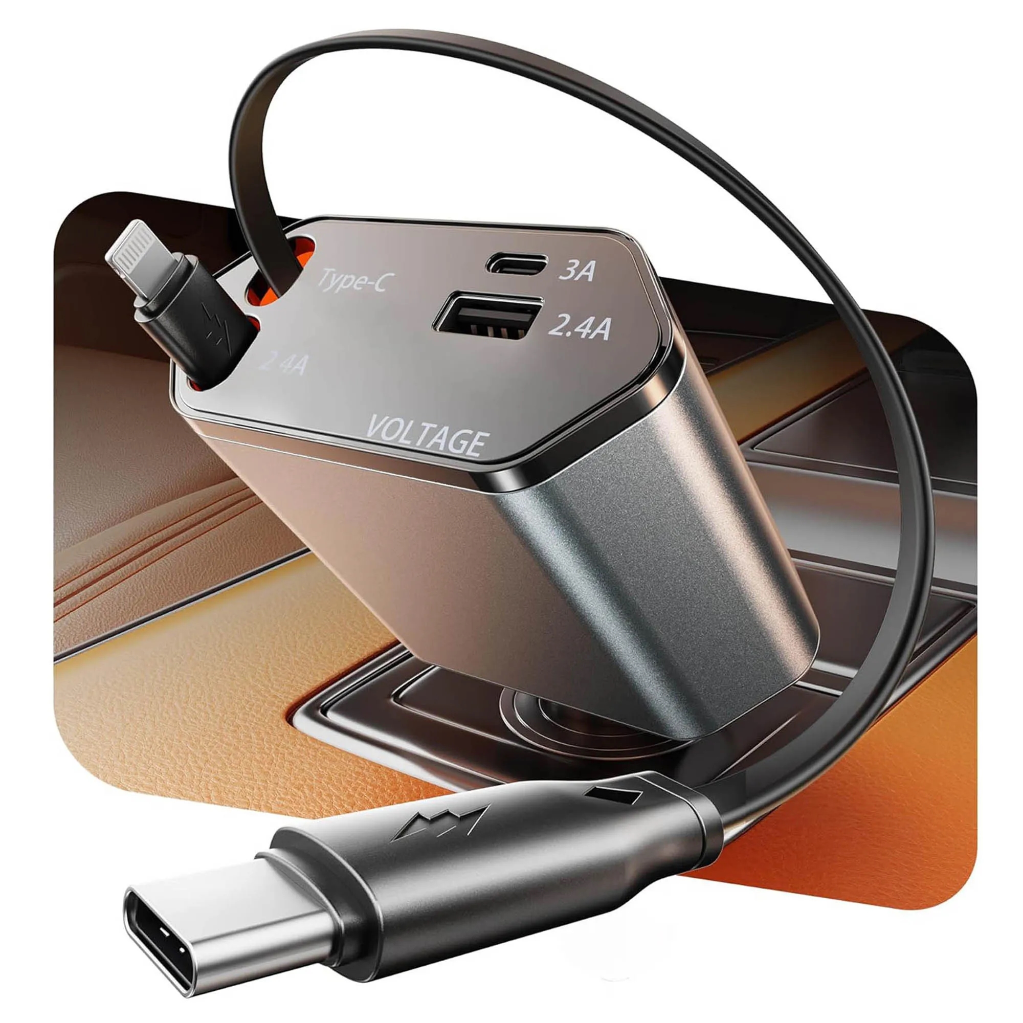Car Fast Charger Data Cable 4