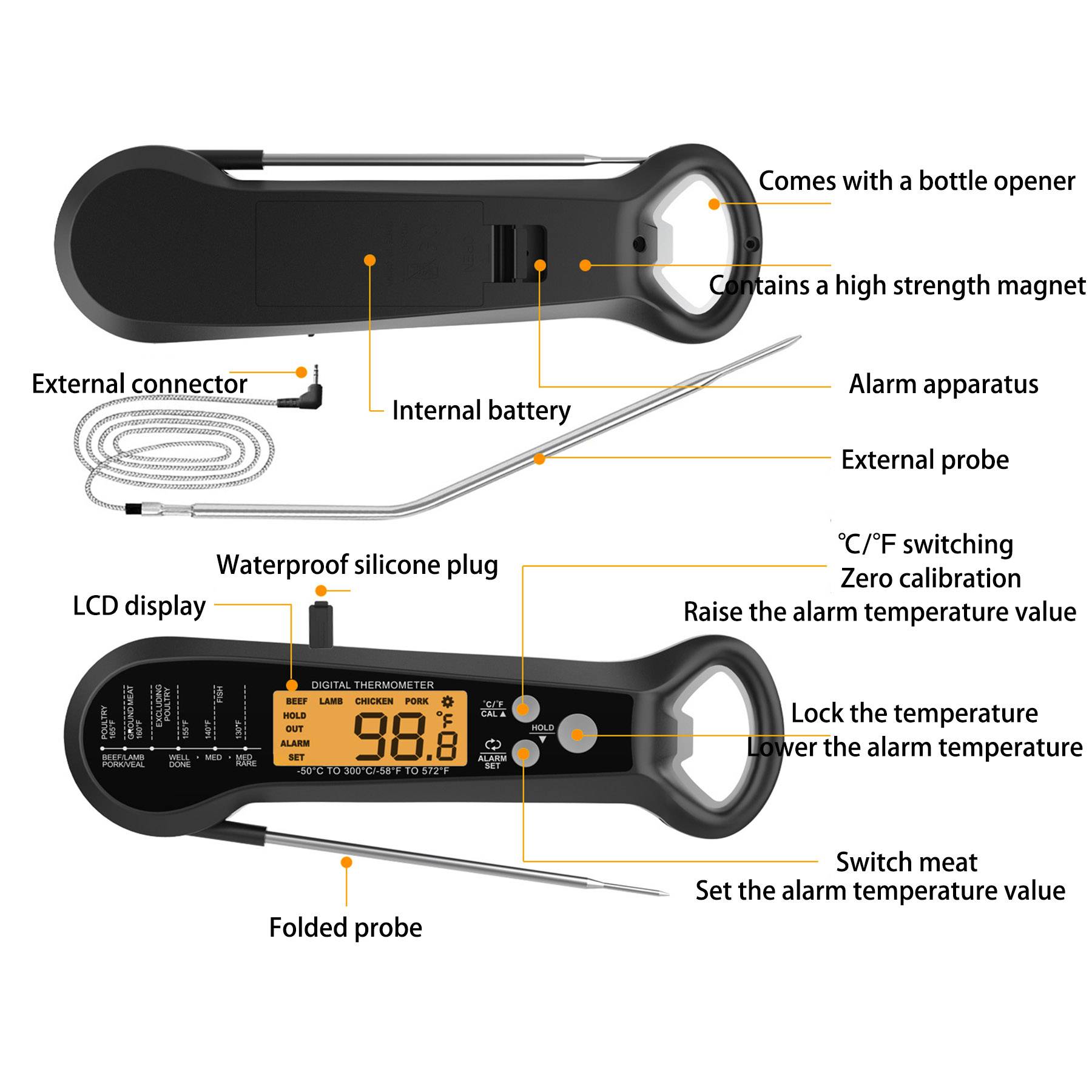 Electronic food thermometer 4