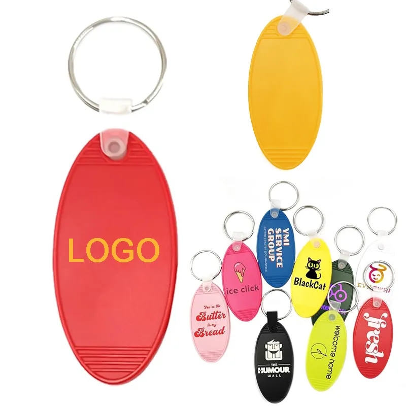 Oval Plastic Hotel Key Tags 4