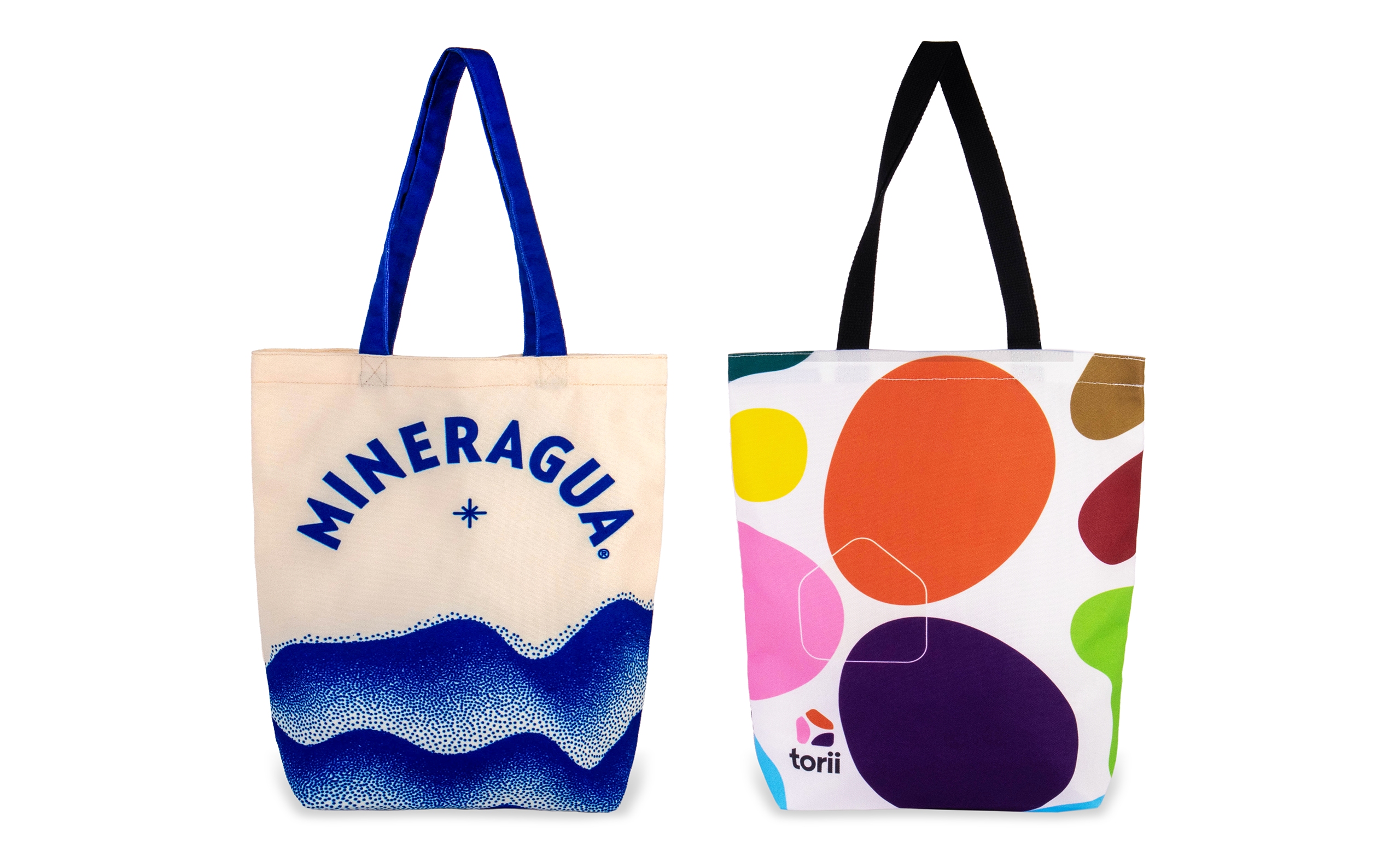 Full Color Recycled Canvas Tote - Flat, custom tote bag with logo imprint 5