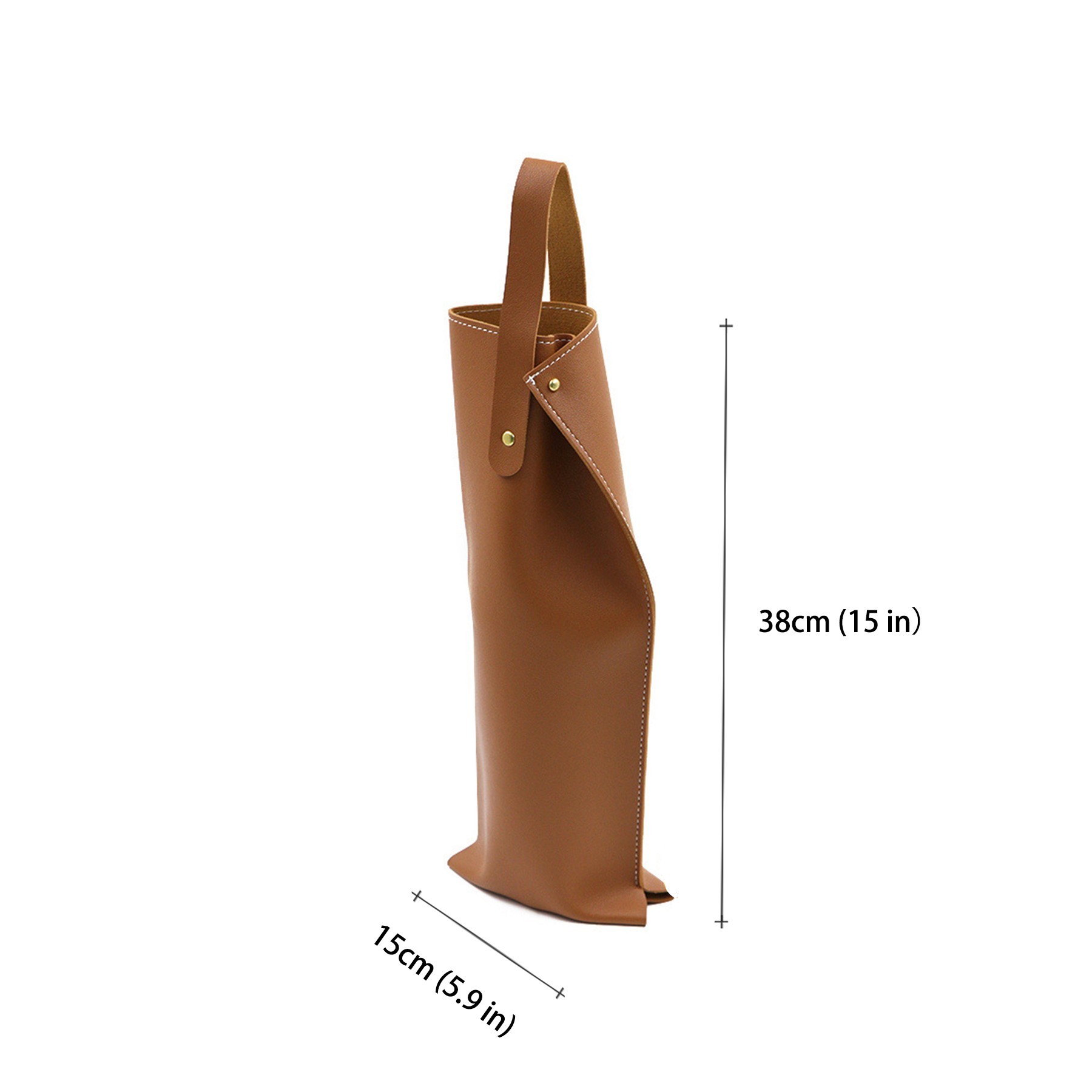 Single pack Leather Portable Wine Packaging Bag 3