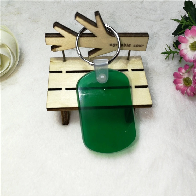 Oval Shape PVC Key Chain 3