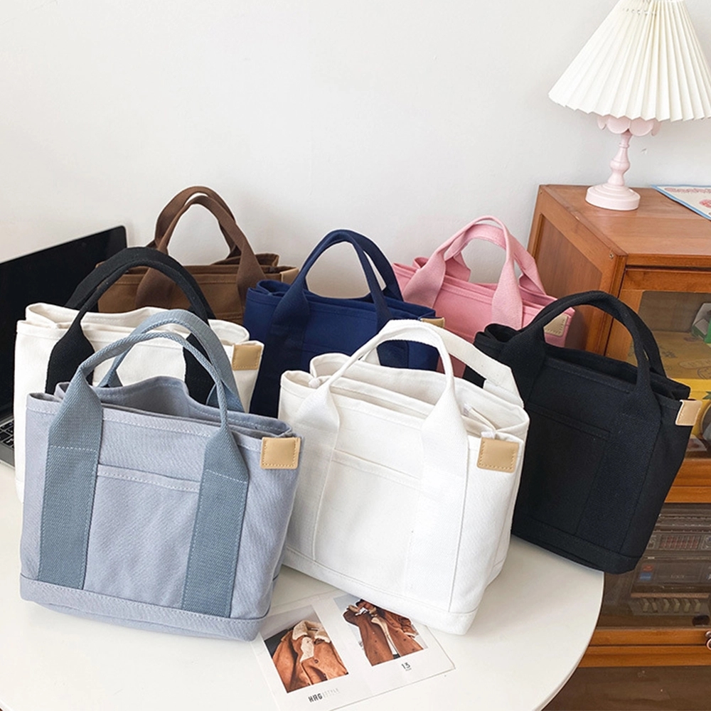 Canvas Tote Handbag, custom tote bag with logo imprint 3