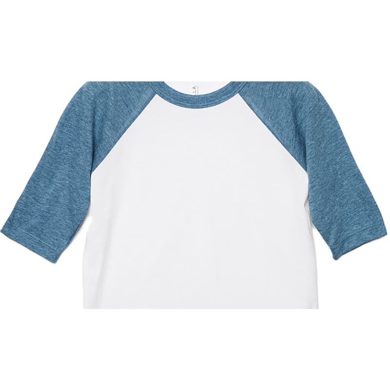 Bella + Canvas Toddler 3/4-Sleeve Baseball T-Shirt 2