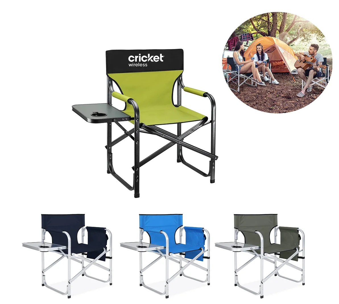 Folding Fishing Chair with Side Table 3