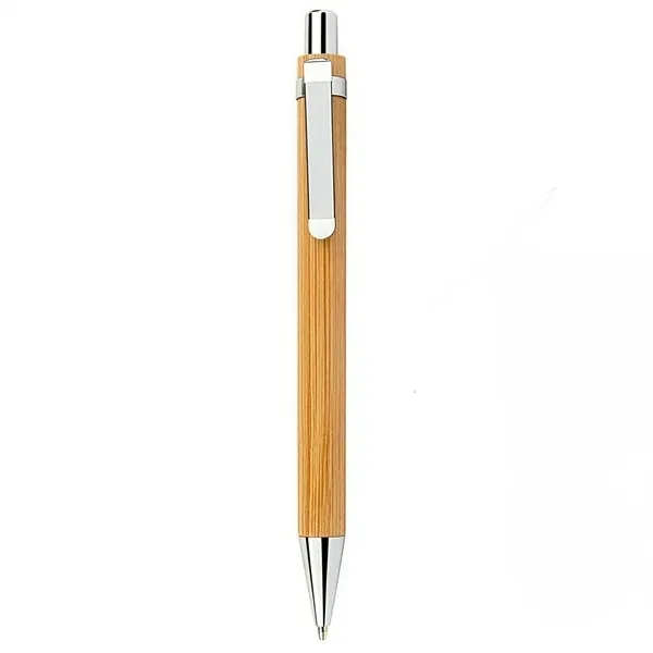 Bamboo Ballpoint Pen with Retractable Ink Writer 8