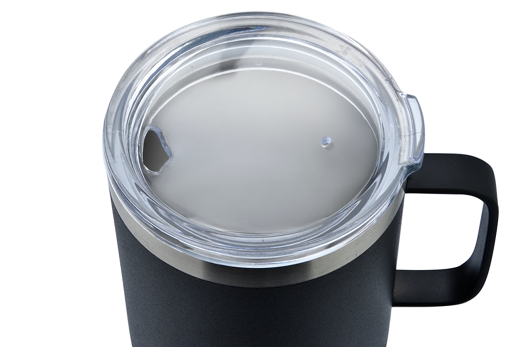 Endura 14oz Double Wall Mug with SS Outer, Plastic Liner and Handle with Ringneck 13
