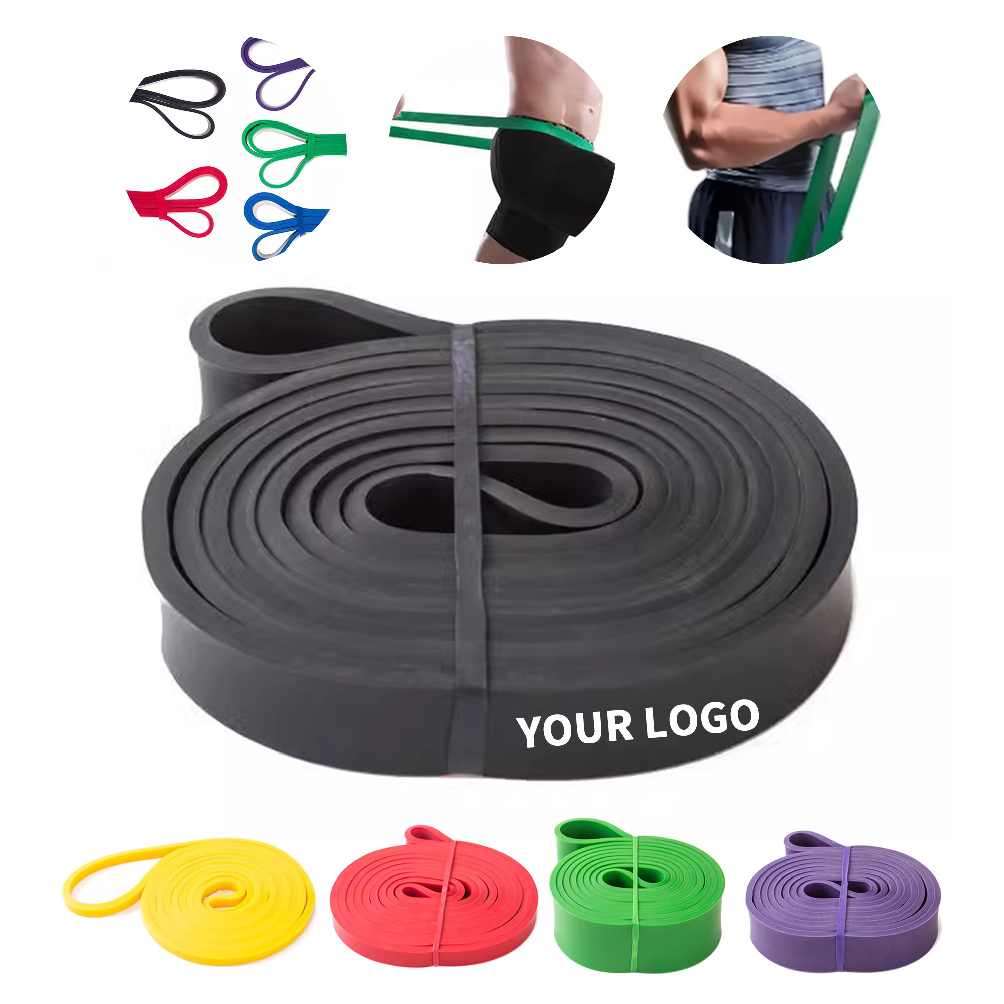 TPE Resistance Exercise Strip 81.8" x 0.83" x 0.16" 3