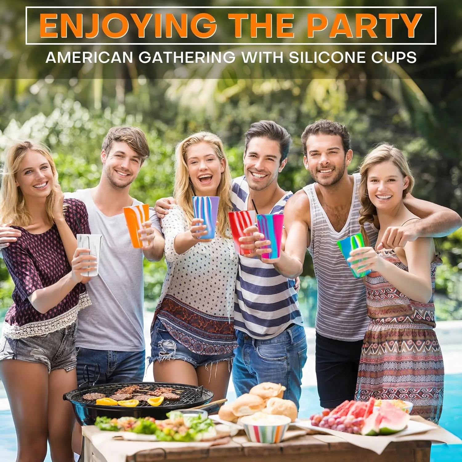 16oz Unbreakable Silicone Cup Drinkware 3