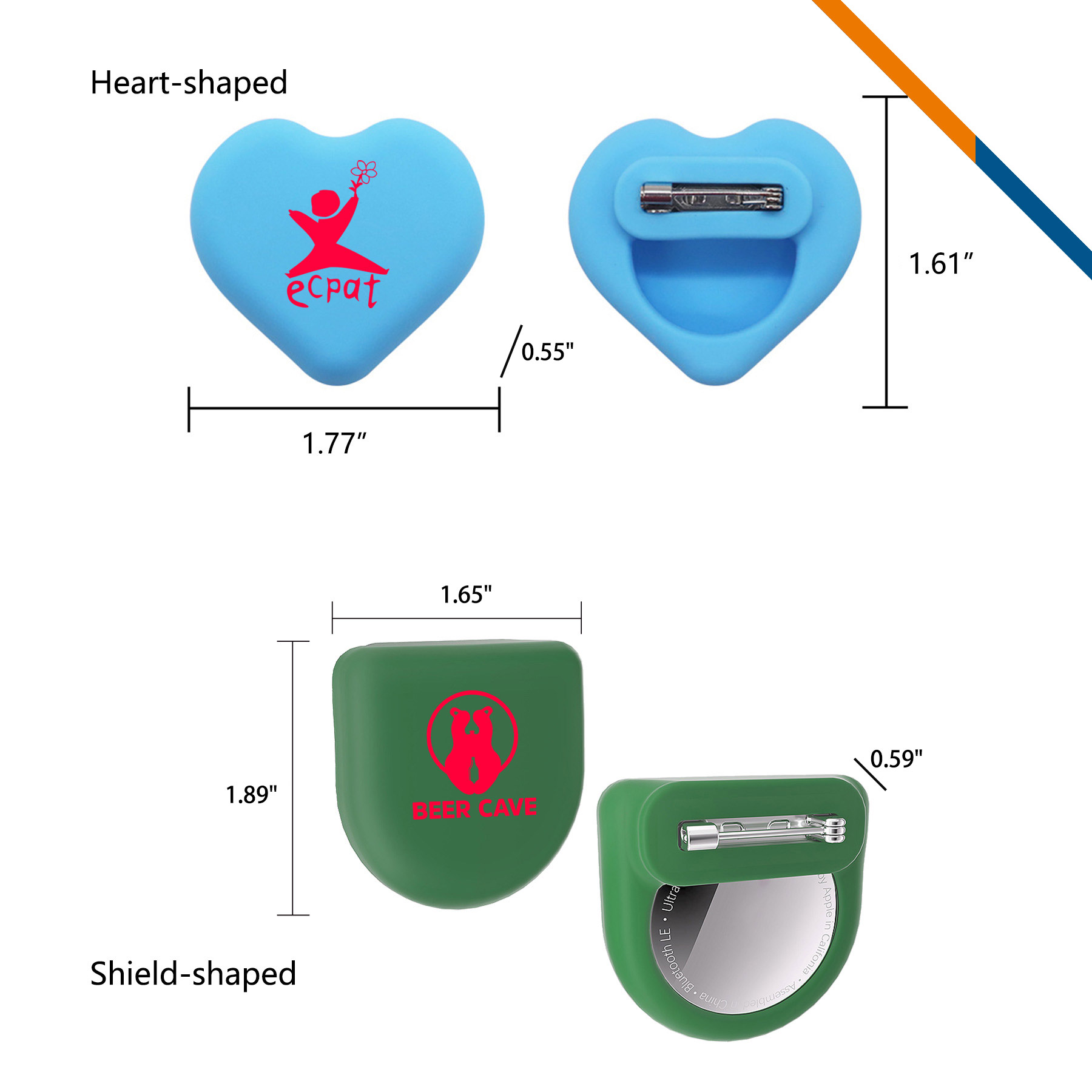 Clipluv Silicone AirTag Cover 24