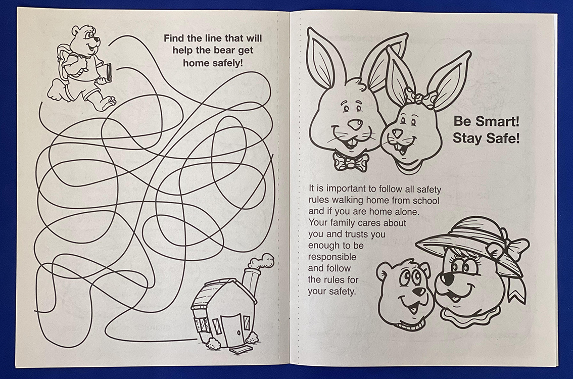 COLORING BOOK - After School Safety Coloring & Activity Book 1
