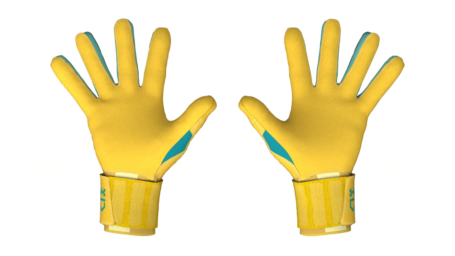 UA Yard 10 Long Cuff Men's Batting Gloves 3