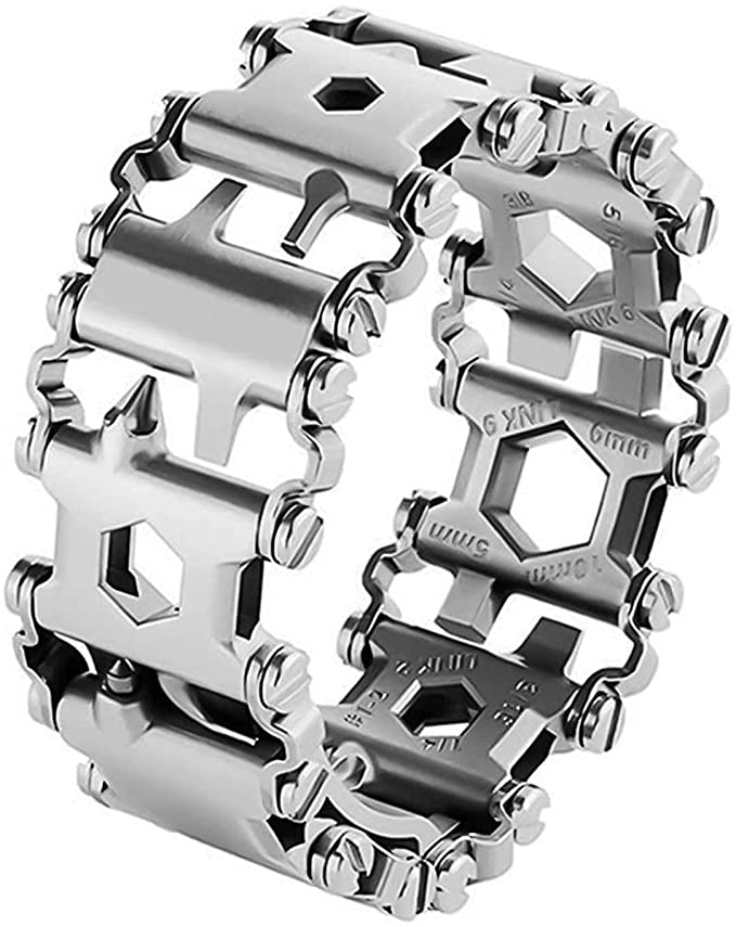 29 In 1 Stainless Steel Multi-functional Tool Bracelet for Family/ Camping/Hiking 12