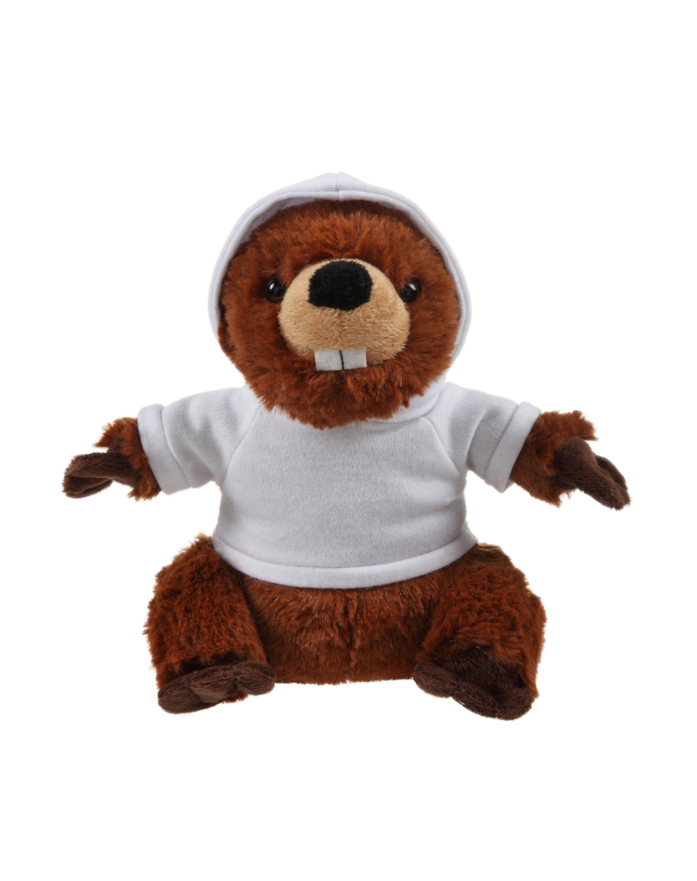 Soft Plush Standing Beaver with Hoodie 8