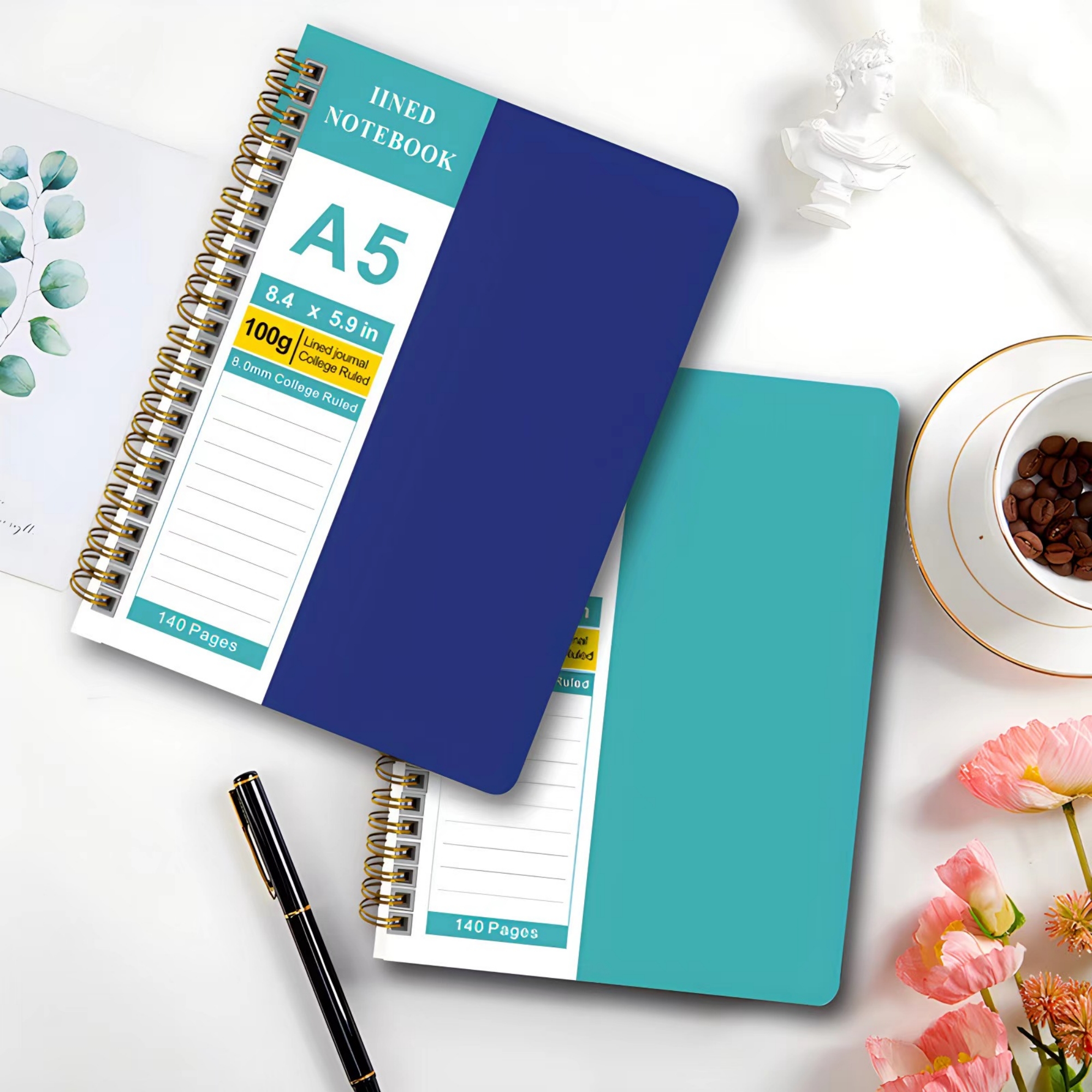 A5 Lined Spiral Journal Notebook 6
