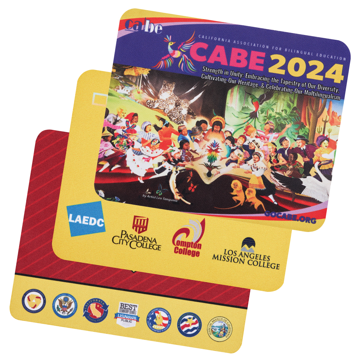 Soft Rubber & Jersey Mouse Pad w/ Full Color Dye Sublimation