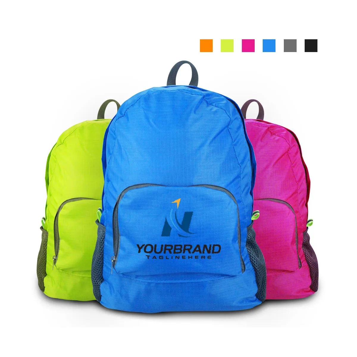 Polyester Backpack Folding Waterproof Camping Hiking Bag 9