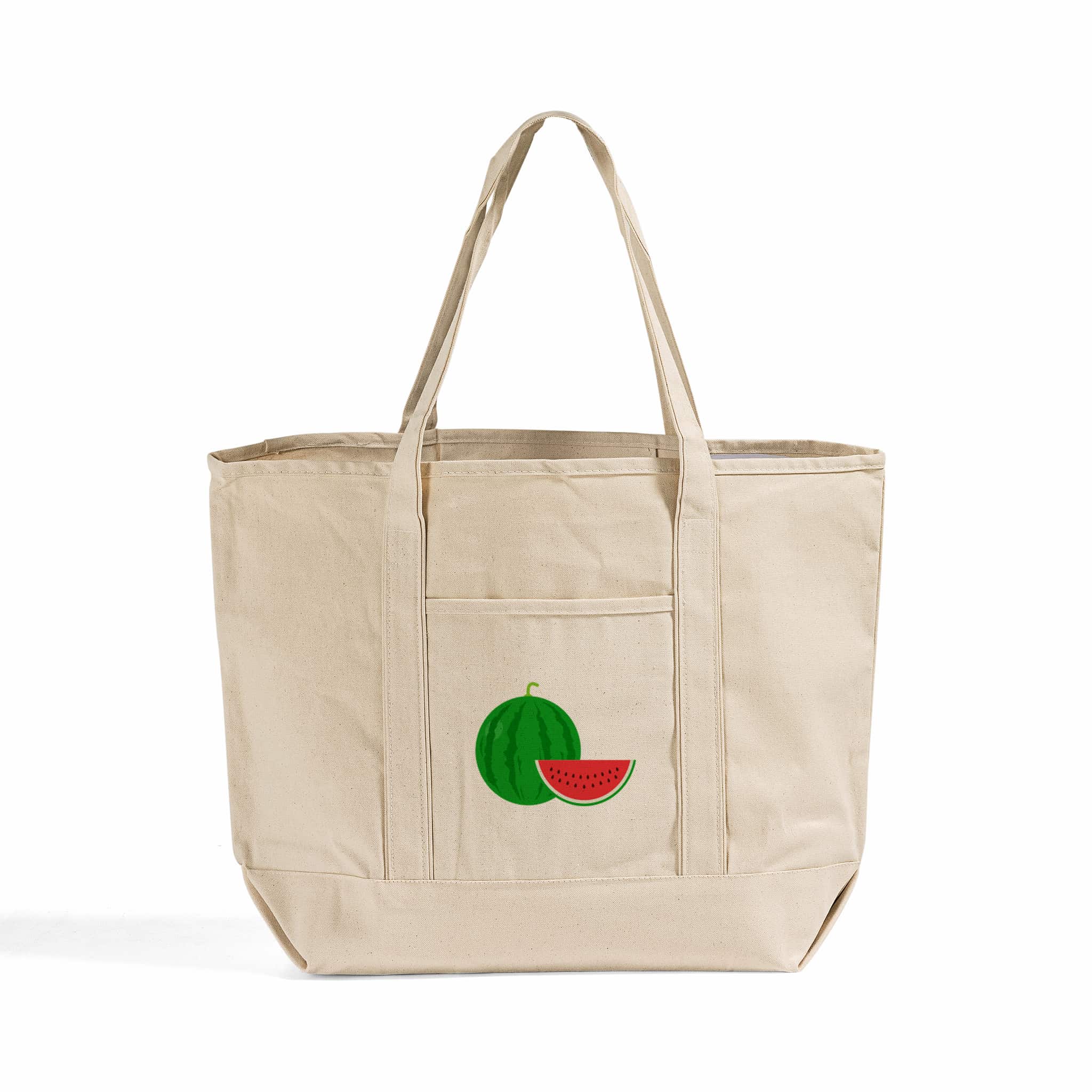 Jumbo Deluxe Canvas Tote Bag, custom tote bag with logo imprint 7