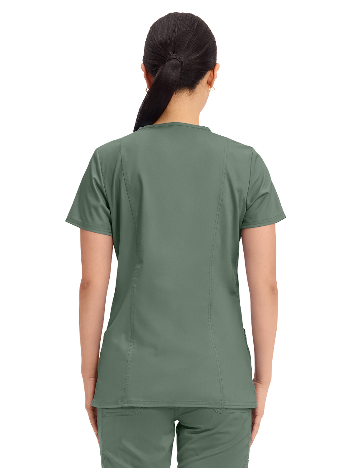 Cherokee - Workwear Revolution - Women's 3-Pocket V-Neck Top 43