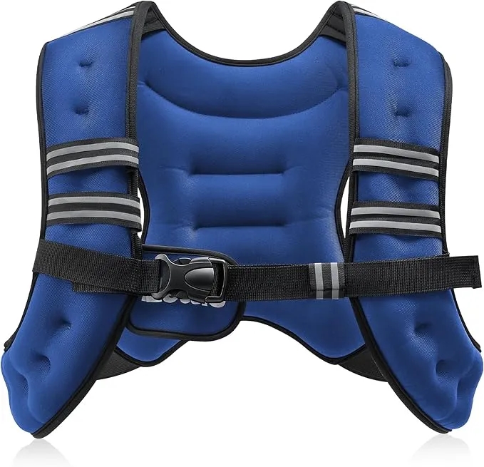 6lb/8lb/12lb/16lb/20lb/25lb/30lb Weighted Vest For Sport, Workout, Strength Training, Running 4