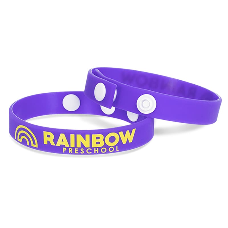 Printed Silicone Adjustable Wristbands 31