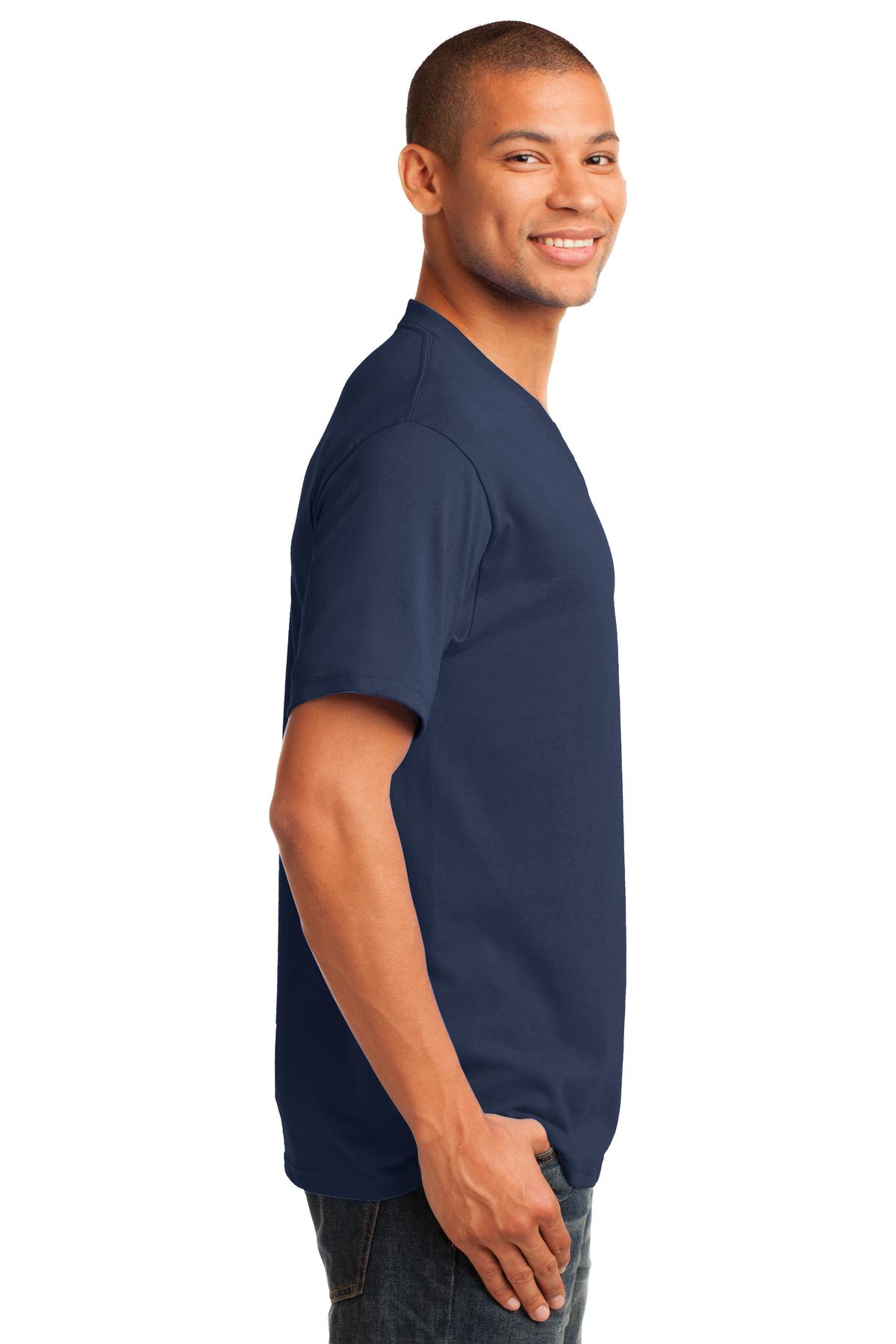 Port & Co Core Cotton V-Neck Tee. PC54V 18