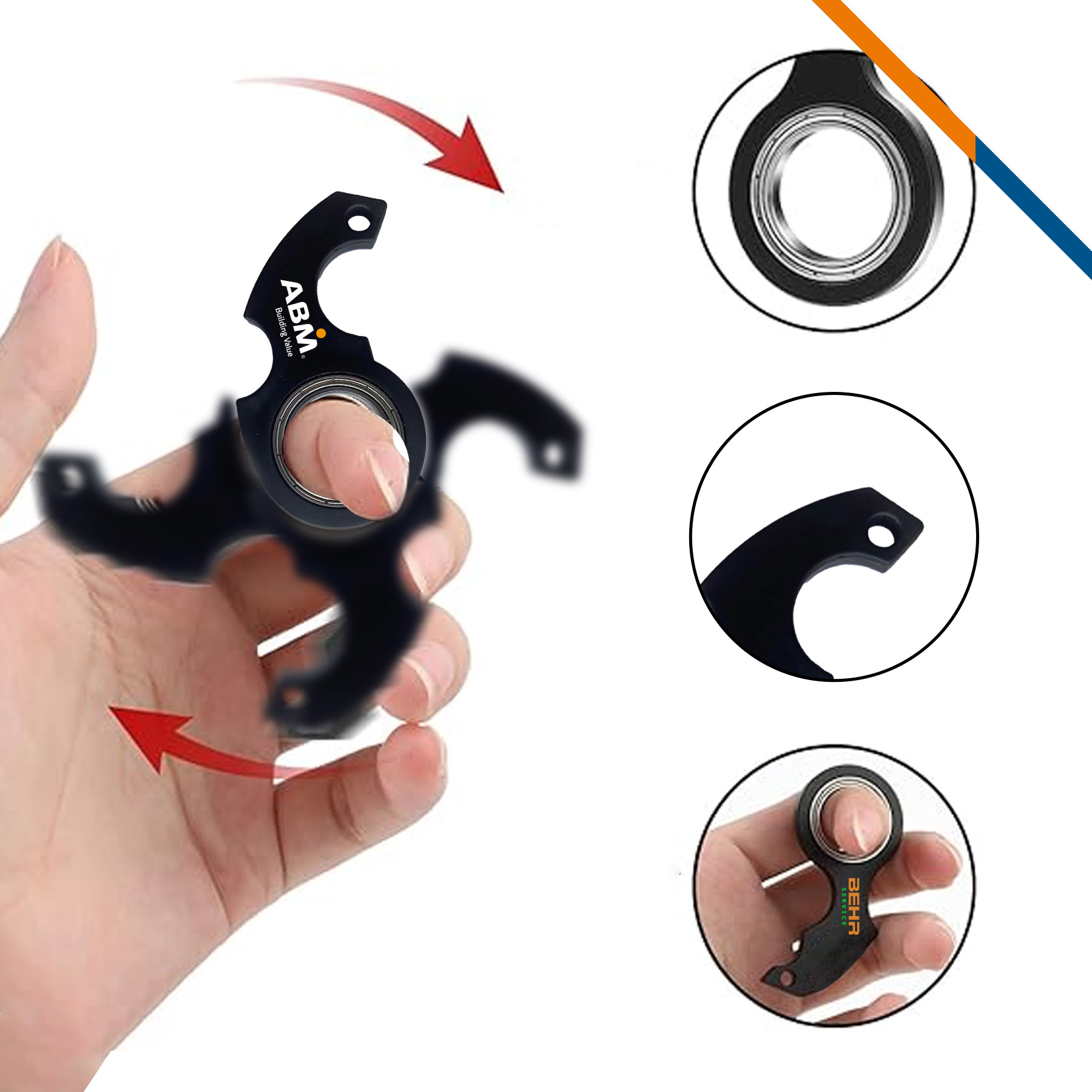 Vornax Finger Spinner Keychain 3