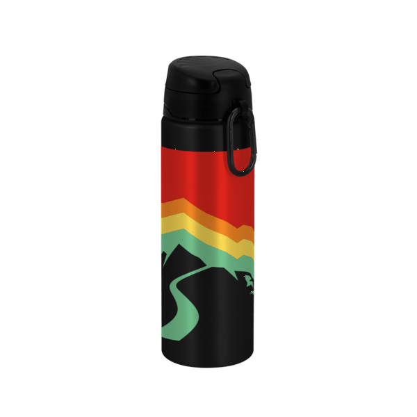 FastFlow Recycled Aluminum Bottle with Flip Lid, custom water bottle with logo imprint 5