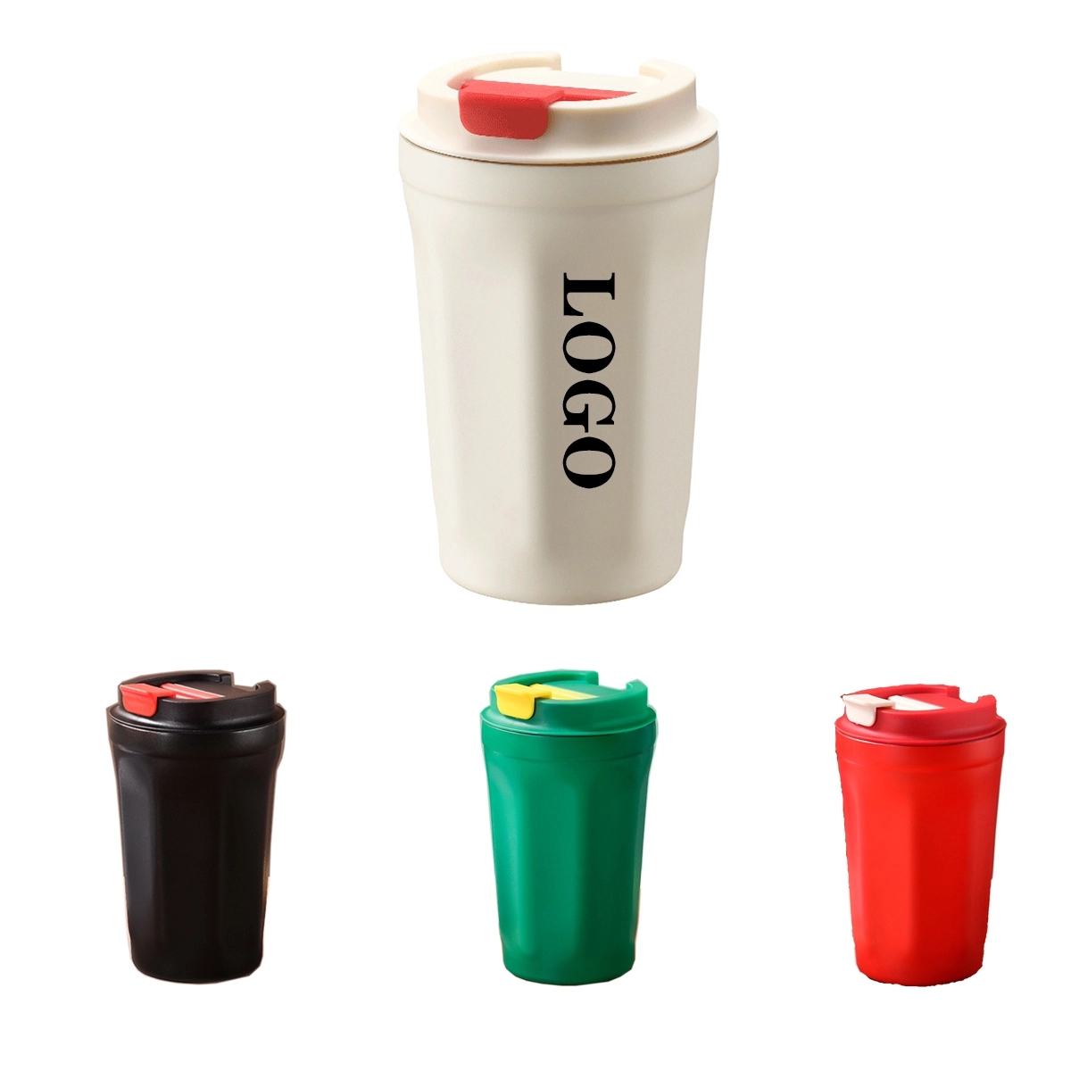 304 Stainless Steel Coffee Cup With lid 8