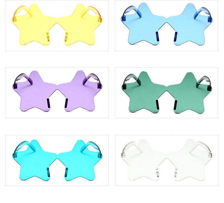 Star Rimless Sunglasses 3