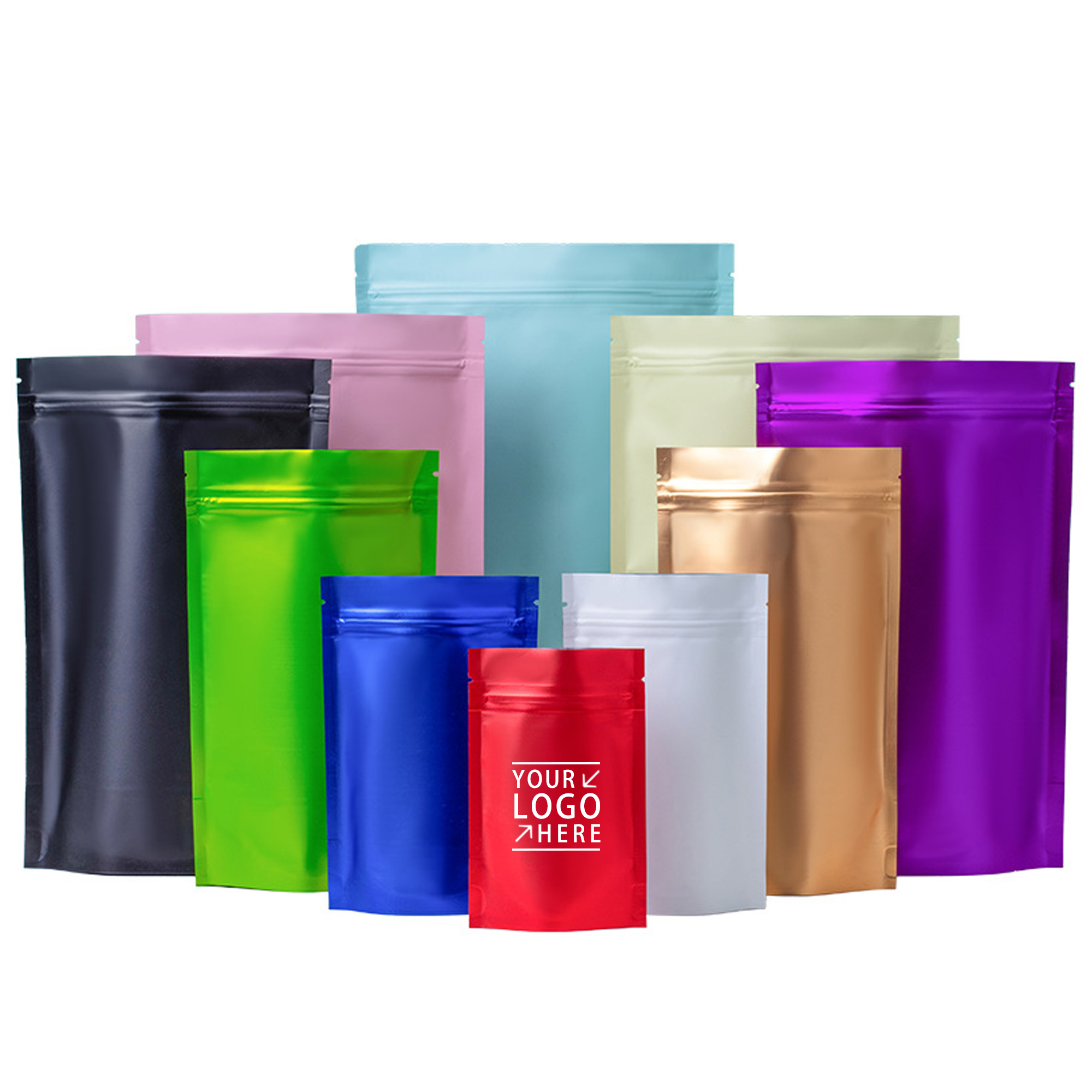 Stand Up Storage Ziplock Mylar Bag 2