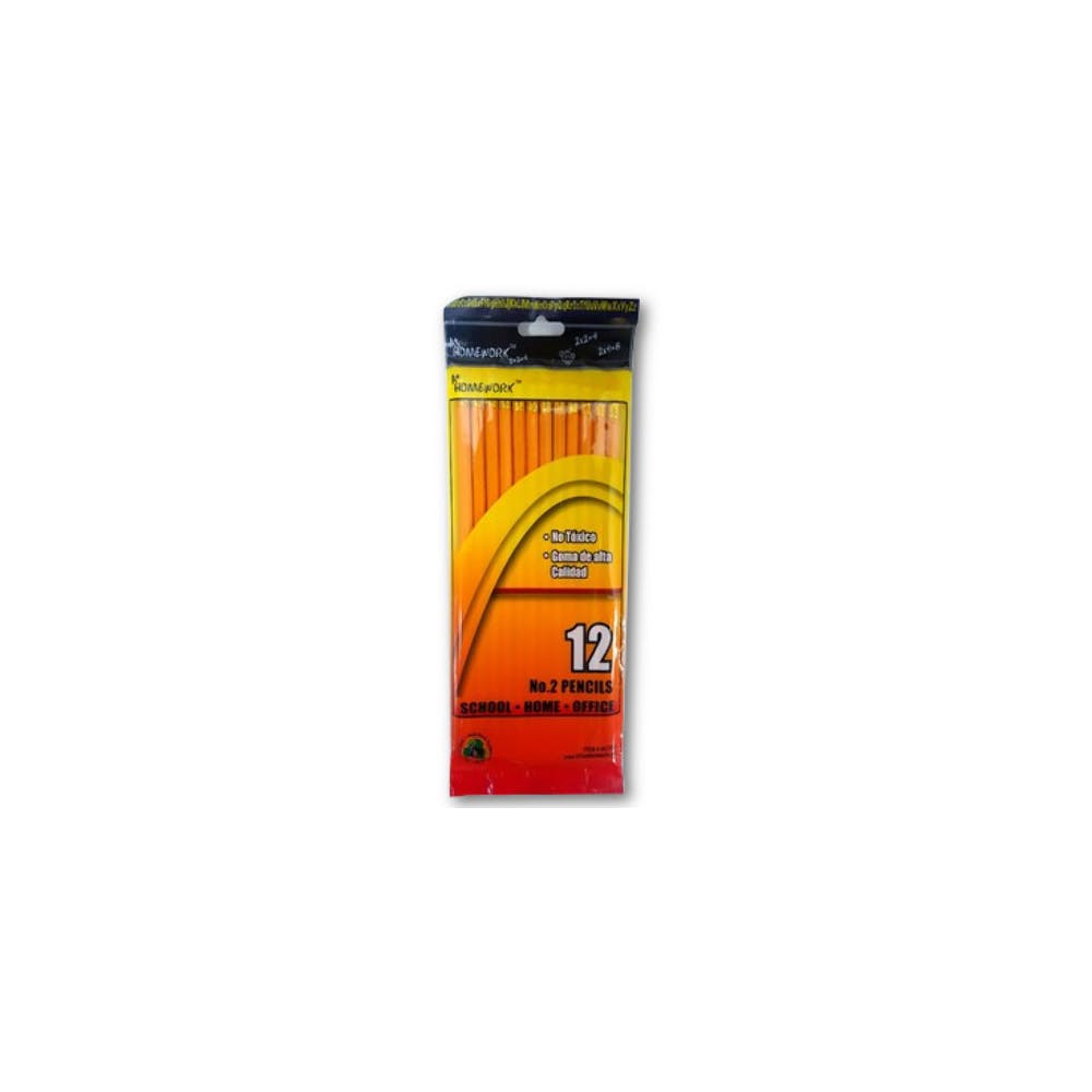 #2 Pencils - 12 Count Yellow 1