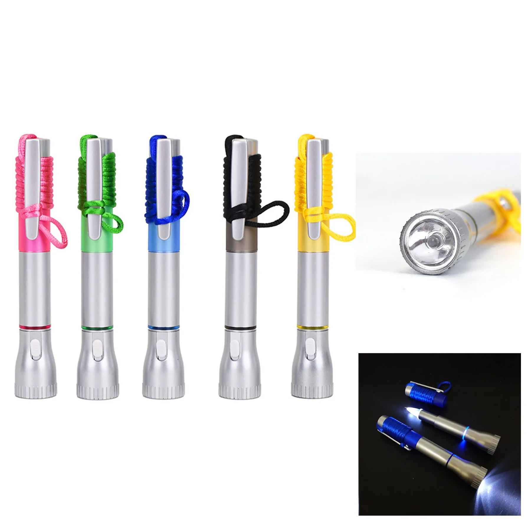 Light Up Pen With Necklace 4