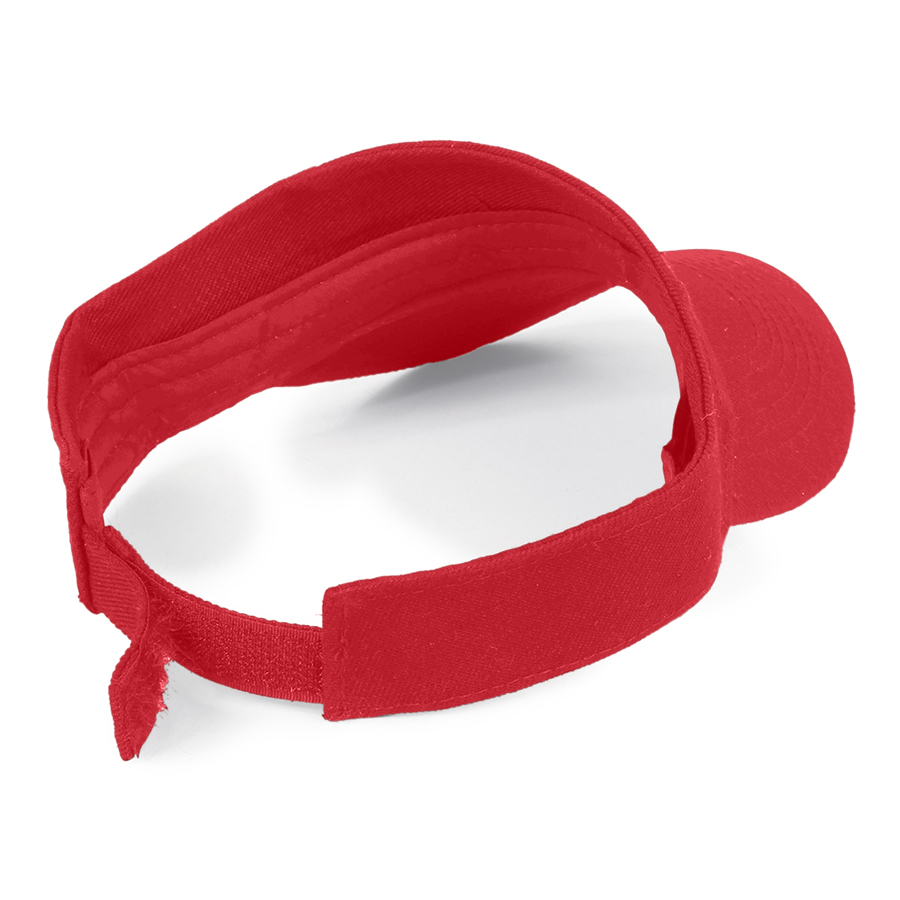 Kids' Stock Solid Color Polyester Visor - Sports Style 16