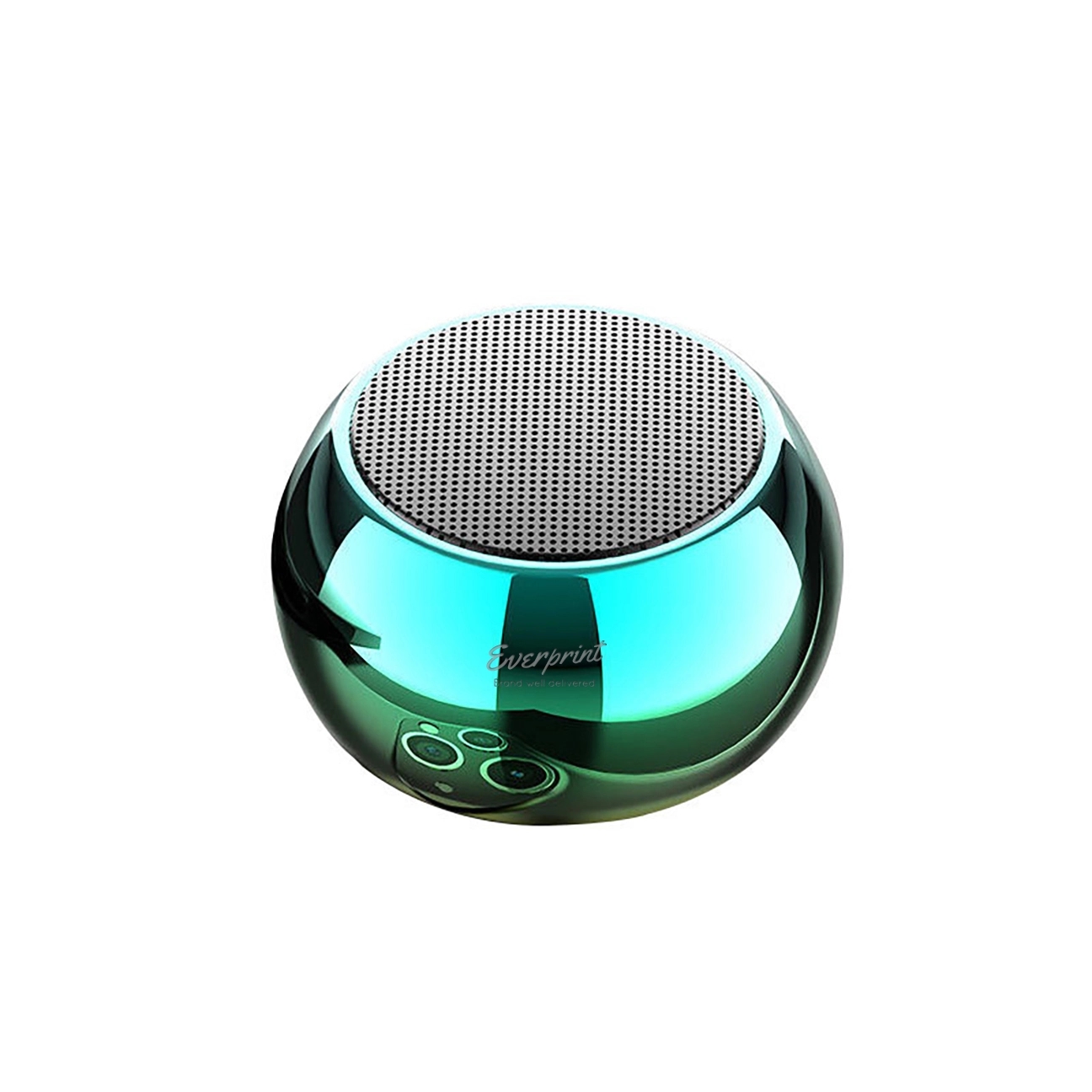 Mini Metallic Wireless Portable Round Speakers 6