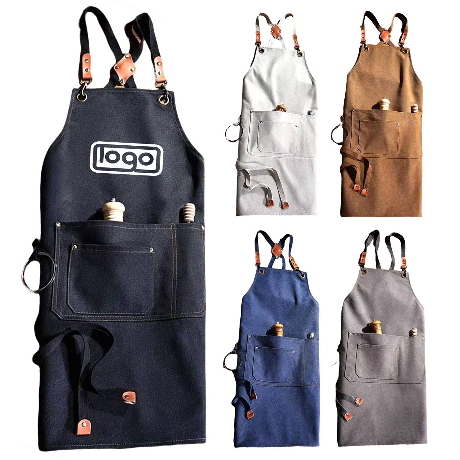 Cotton Stain-Resistant Sleeveless Apron 7
