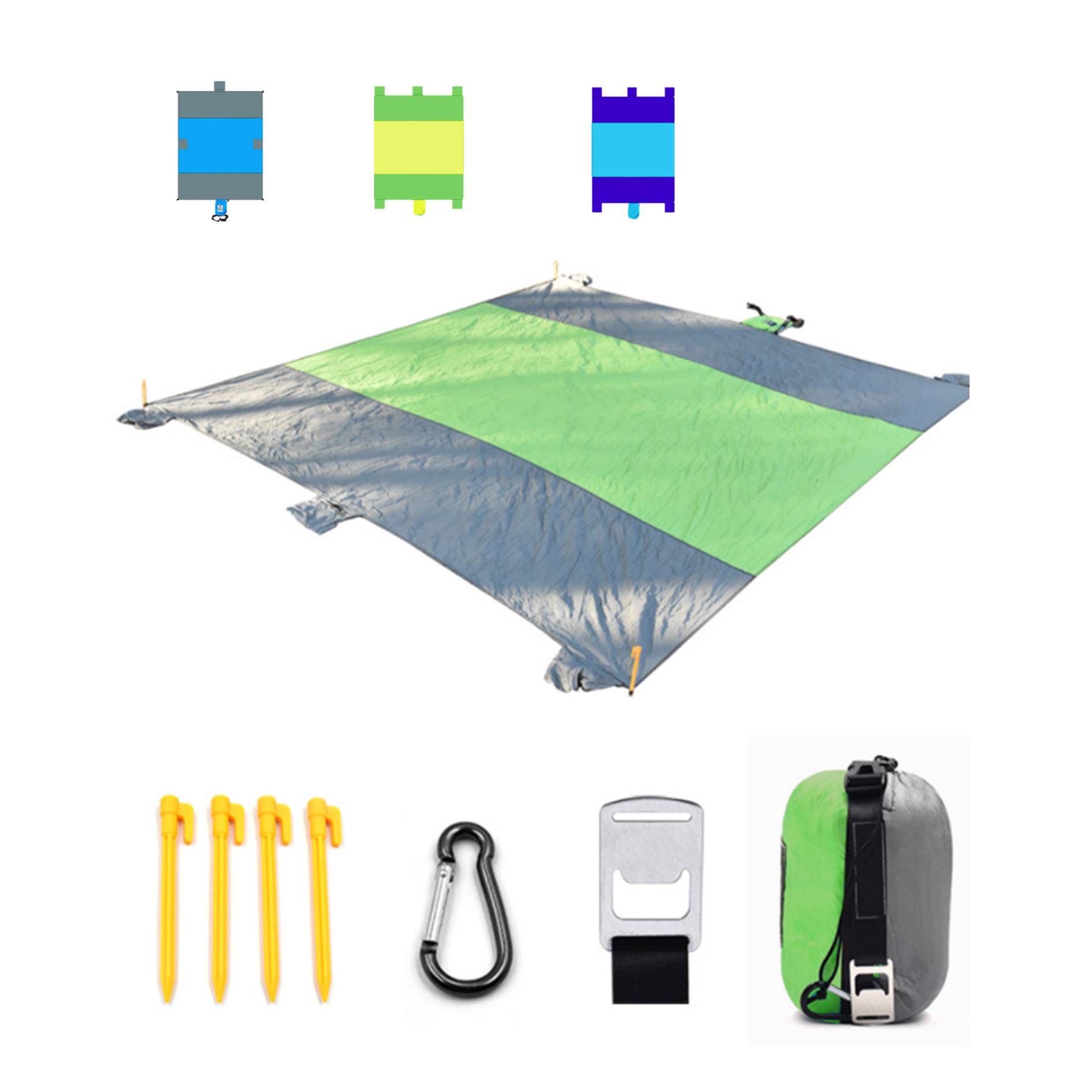 Outdoor Picnic Blanket Foldable Beach Mat 3