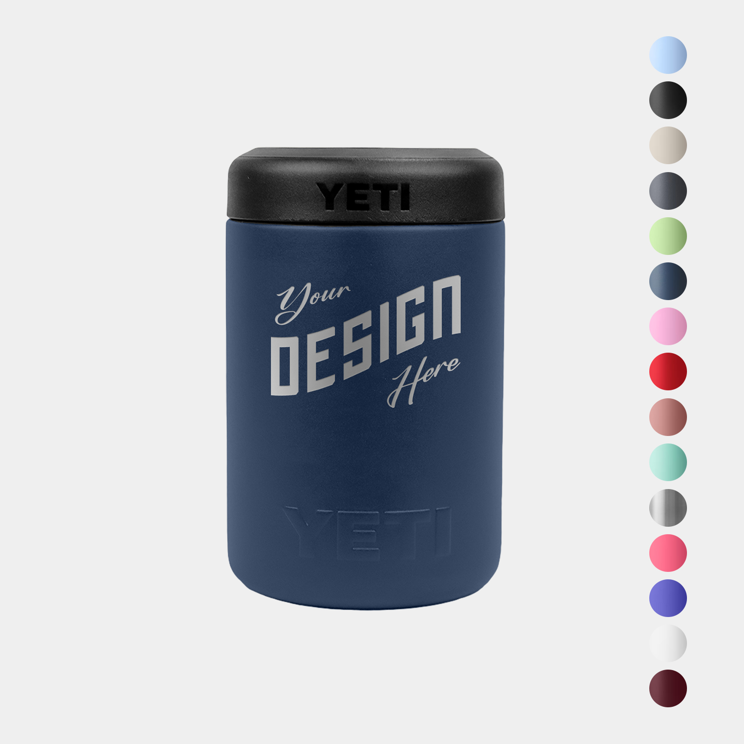 12 Oz YETI® Rambler Stainless Steel FrostGuard Can Cooler 1