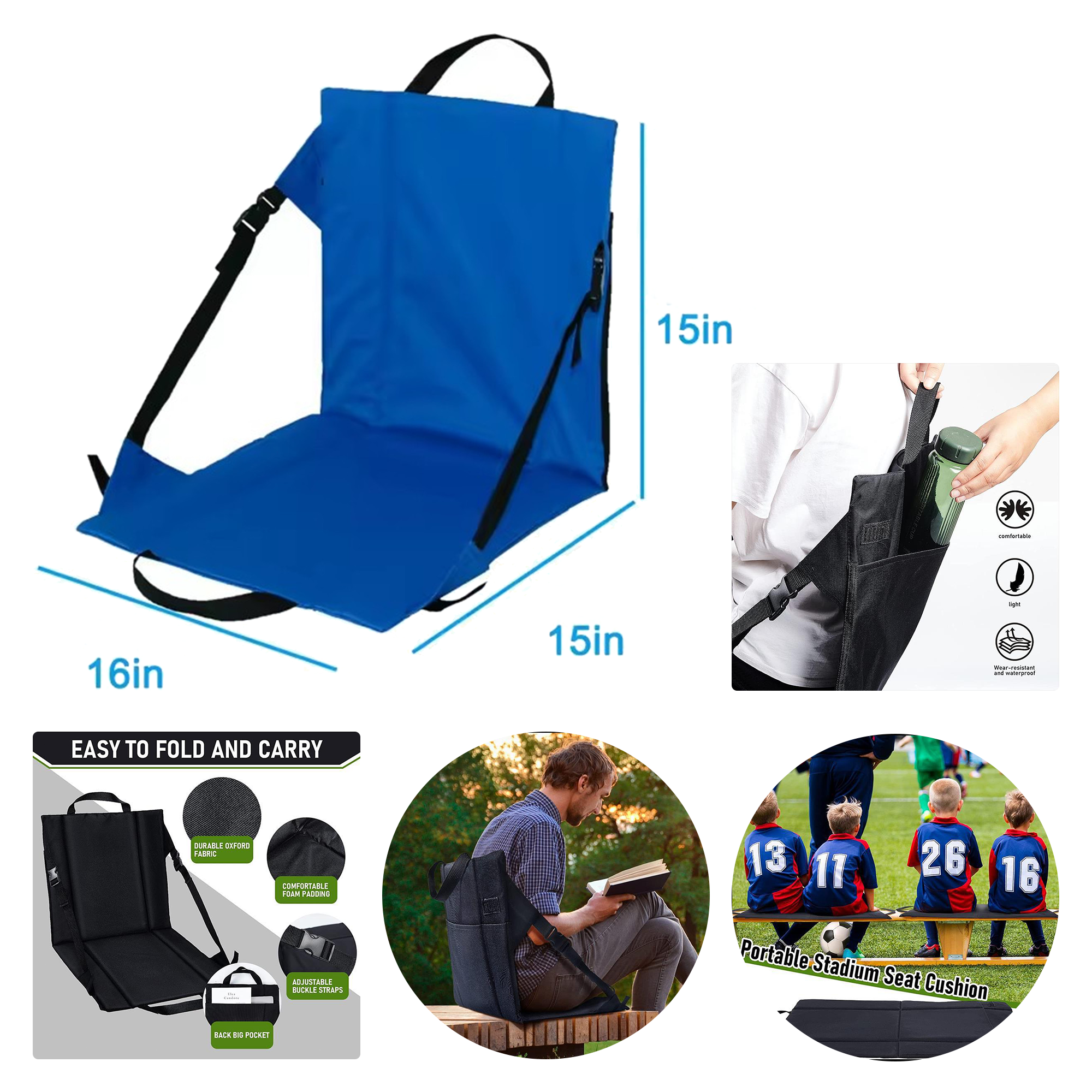 MOQ 10pcs Adjustable Comfort Sport Seat 3