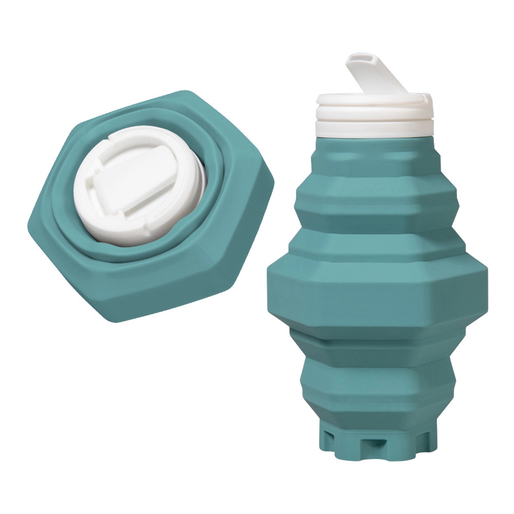 17 Oz. Silicone Collapsible Water Bottle 2